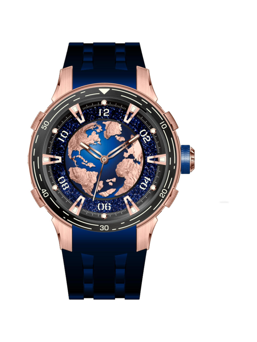 Invicta Celestial Mechanical Men's Watch - 40mm, Blue (69534) - Picture 1 of 4